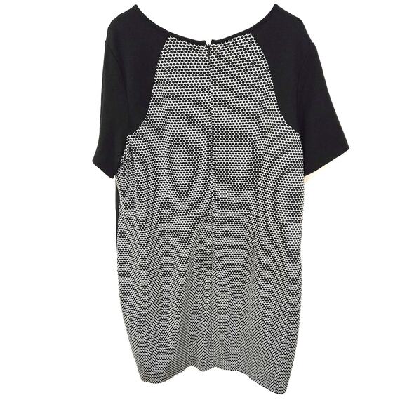 Vince Camuto Sz 22W Black White Sheath Dress - Picture 4 of 7
